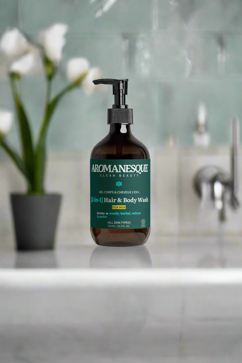 Gel de Ducha y Cabello Premium [2-in-1] para Hombres