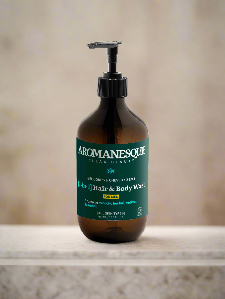 Gel de Ducha y Cabello Premium [2-in-1] para Hombres