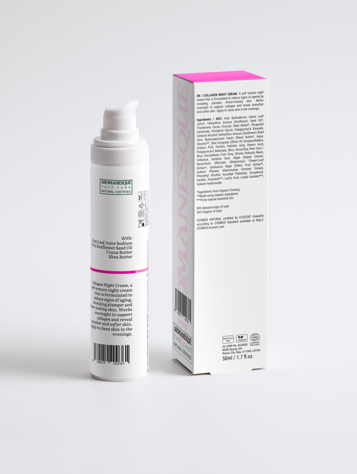 Aromanesque Collagen Anti-Age Crema de Noche